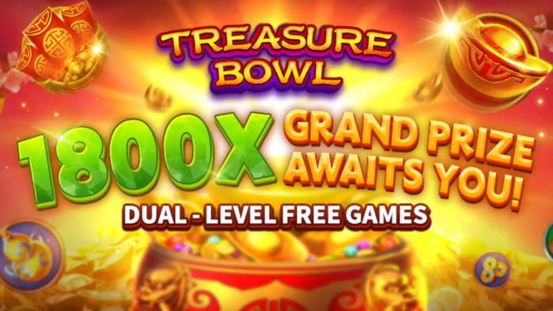 Multiplicadores Treasure Bowl 9nbet - 7777x Máximo com Tigela Dourada